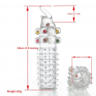 Прзрачная силиконовая насадка на пенис photo 3