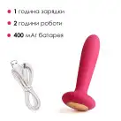 Анальная пробка с вибрацией и подогревом, пульт ДУ Svakom Primo Wine Red photo 5