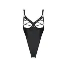 Боди из экокожи CELINE BODY black XXL/XXXL — Passion: с доступом, открытый photo 5