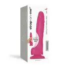 Реалистичный фаллоимитатор Strap-On-Me Sliding Skin Realistic Dildo Fuchsia - L, эффект подвижной photo 6