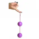 Вагинальные шарики Frisky Super Sized Silicone Benwa Kegel Balls, 4,5 см диаметр photo 3
