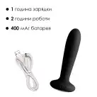 Анальная пробка с вибрацией и подогревом, пульт ДУ Svakom Primo Black photo 5