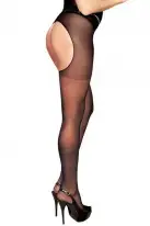 Чулки с поясом Anne Dales LOLA T2 Black photo 2