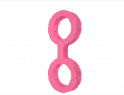 Наручники силиконовые Doc Johnson The Cuffs Small - Pink photo 1