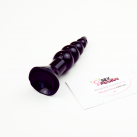 Анальная пробка ребристая 10,5смХ2,5см photo 2