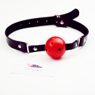 Кляп из эко-кожи с шаром photo 4