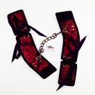 Винтажный БДСМ комплект наручники + поножи  photo 3