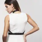 Портупея Bijoux Indiscrets MAZE - H Harness Black photo 4