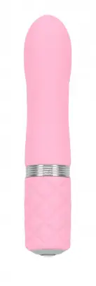Роскошный вибратор PILLOW TALK - Flirty Pink с кристаллом Сваровски photo 3