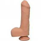 Фаллоимитатор Doc Johnson The D - Uncut D - 7 Inch With Balls ULTRASKYN, диаметр 4,5см, необрезанный photo 1